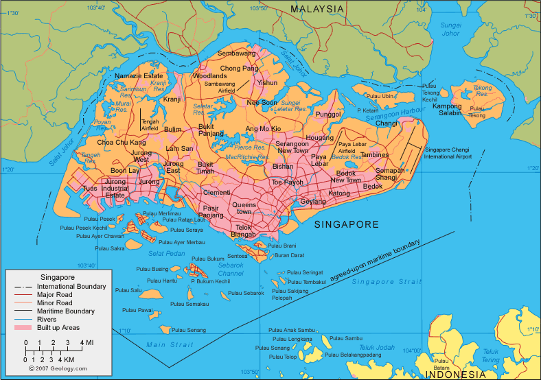singapore map